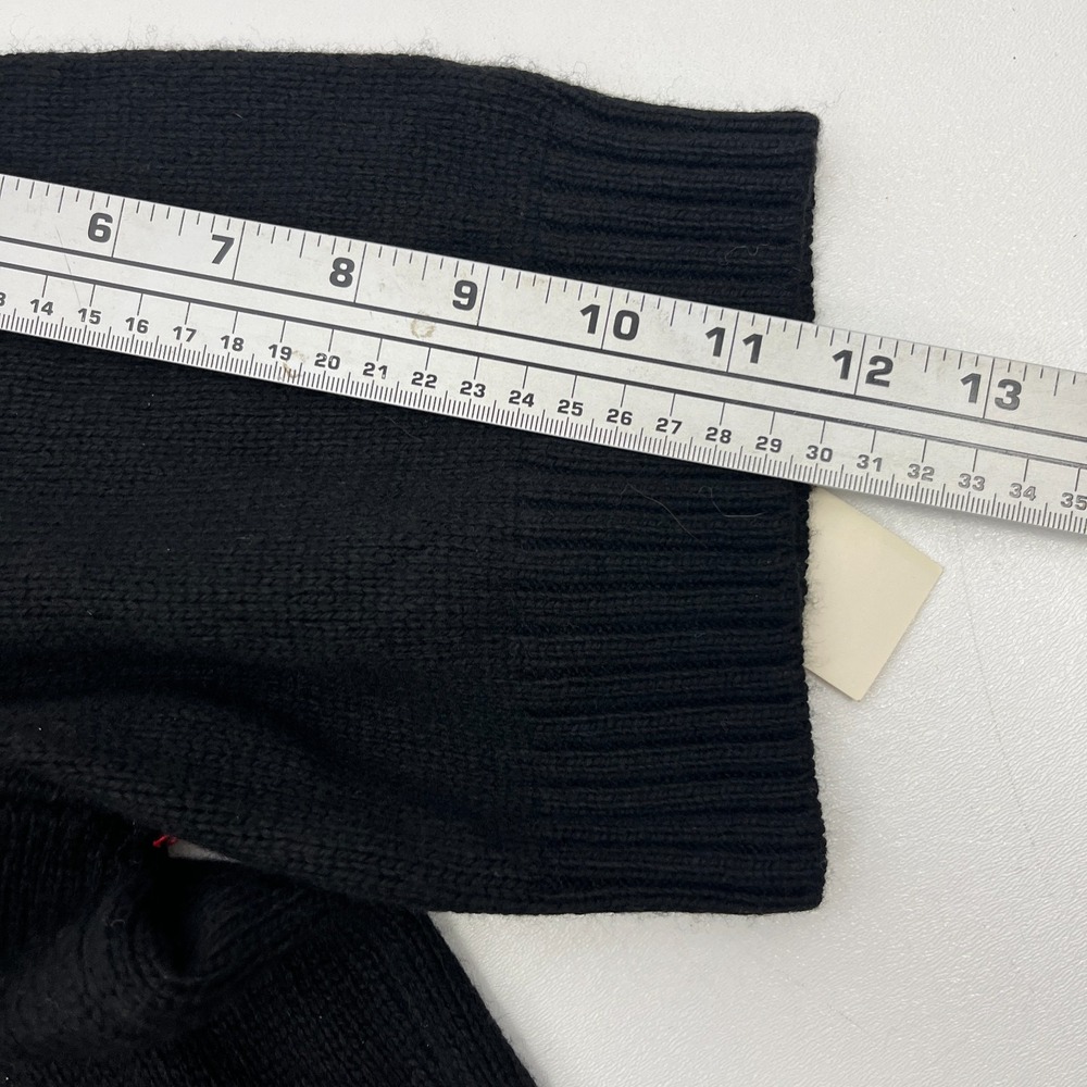 Anthropologie NWT Black Sweater 1X S/S Turtleneck Hand Knit Tuscany Italy - Picture 11 of 13